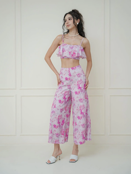 Room8008 Kenda Pant in Pink Print