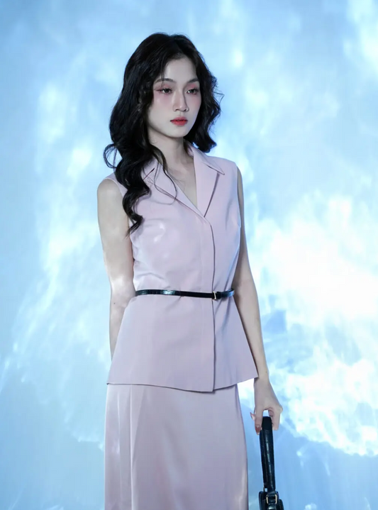 Room8008 Dior Vest Top in Pink