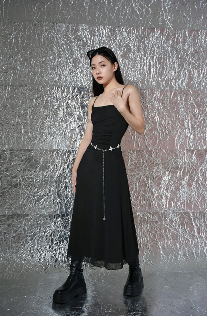 Room8008 FTF Long Dress in Black