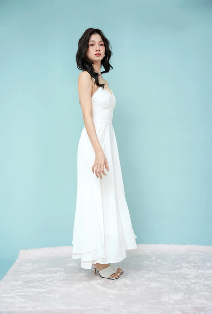 Room8008 Parisian Dress in White