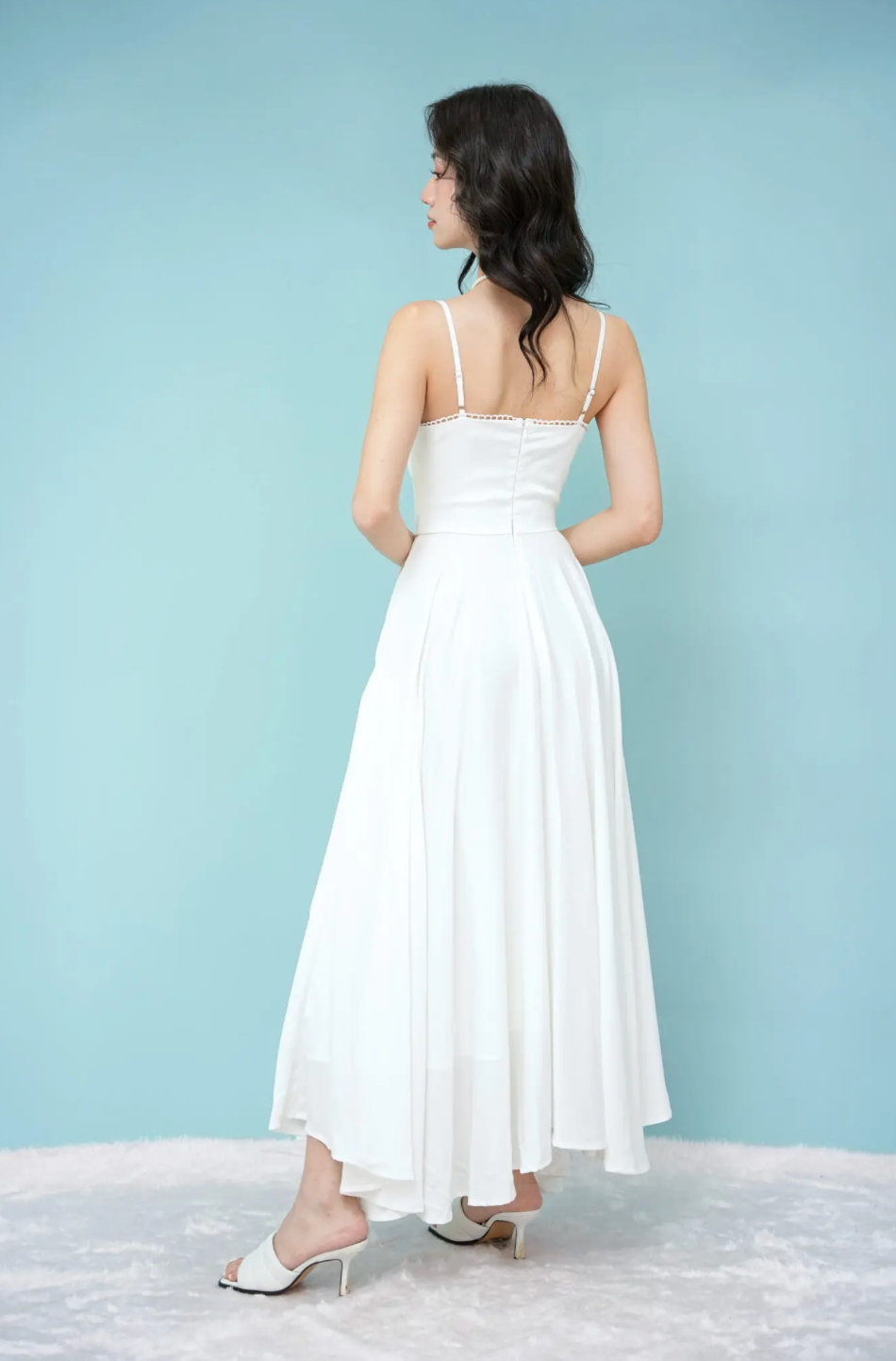 Room8008 Parisian Dress in White