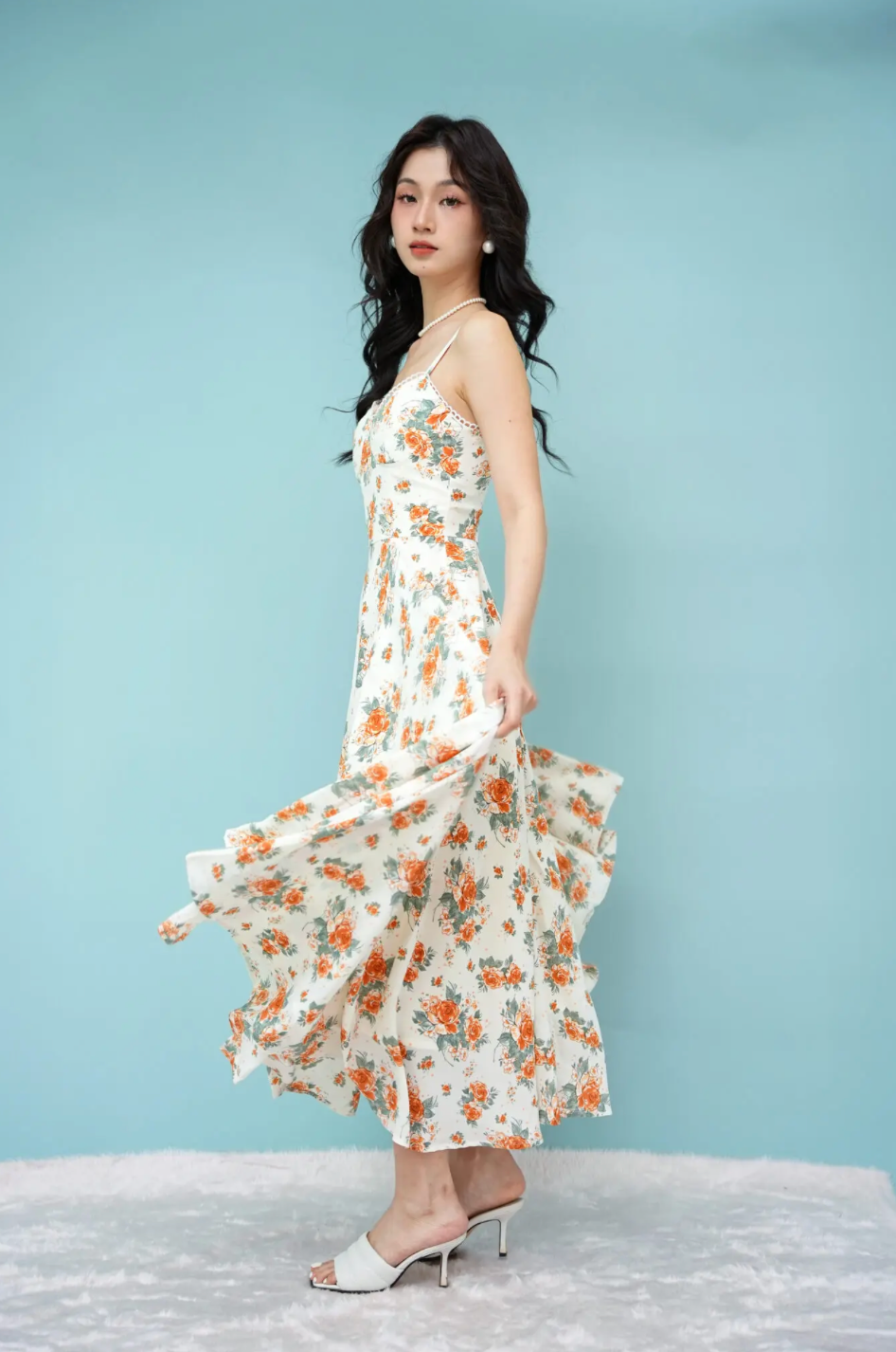 Room8008 Parisian Dress in Print