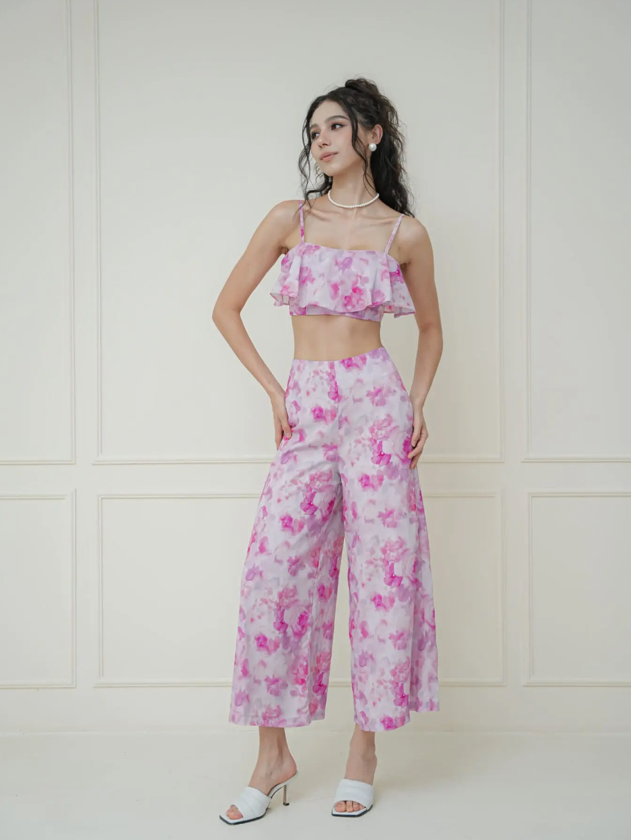 Room8008 Kenda Pant in Pink Print