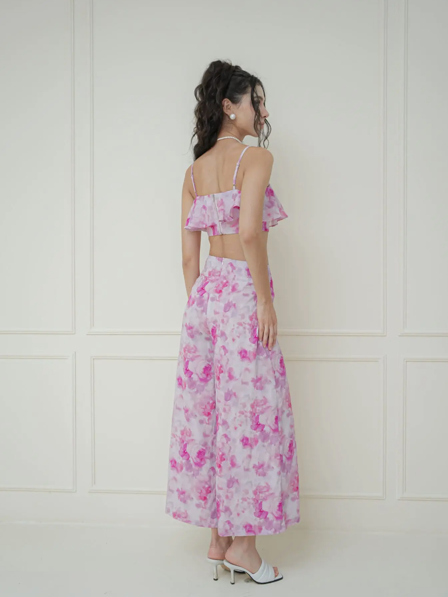 Room8008 Kenda Pant in Pink Print