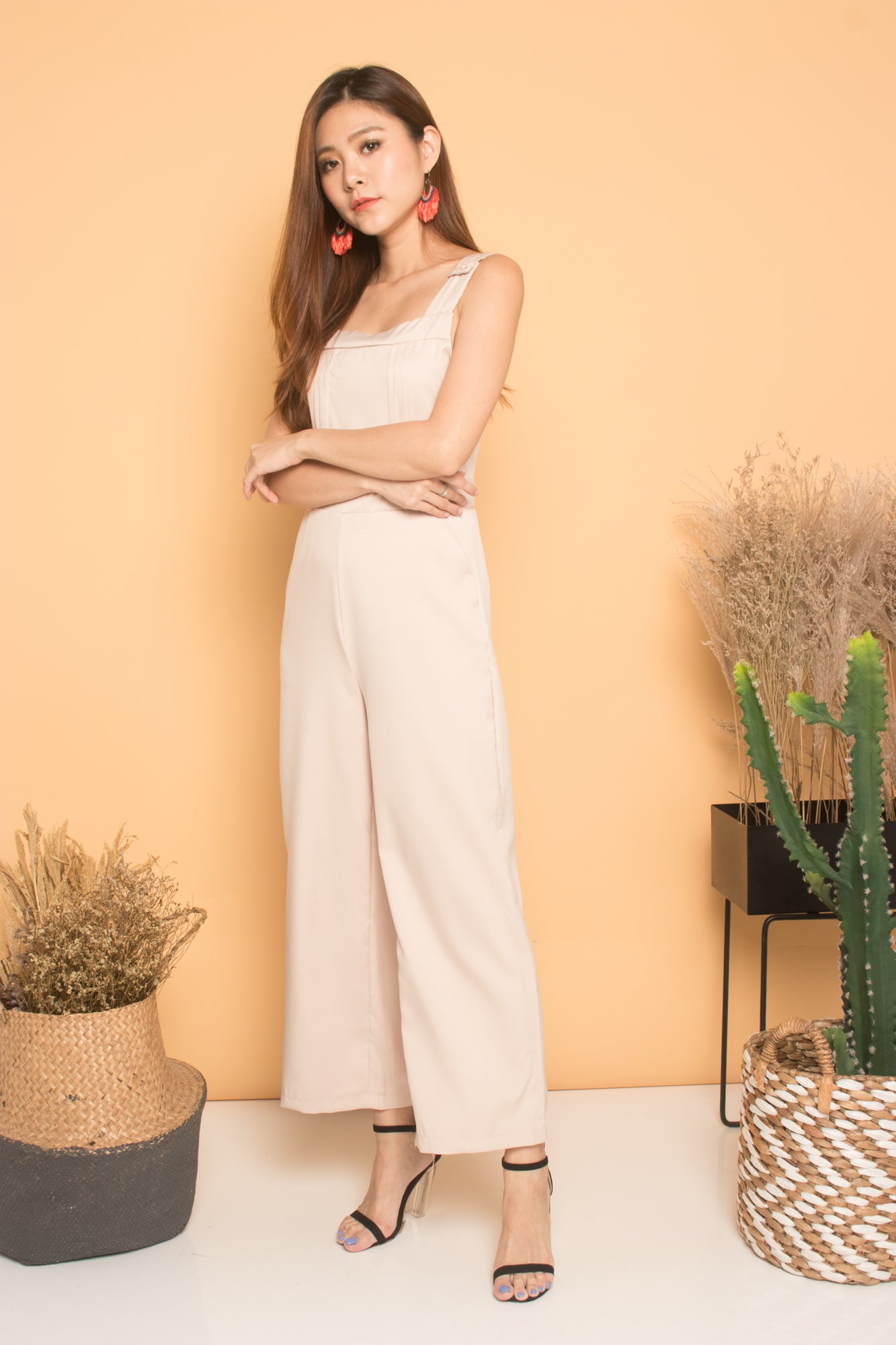 Eljina Jumpsuit in Cream