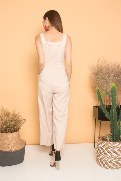 Eljina Jumpsuit in Cream