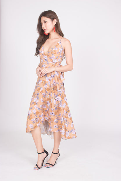 *LUXE* Queenni Floral Midi Dress