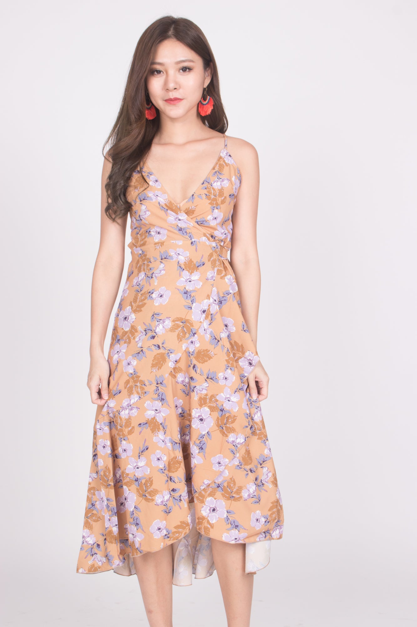 *LUXE* Queenni Floral Midi Dress