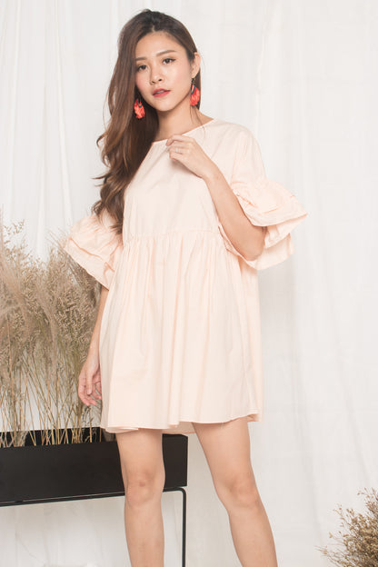 Fersa Babydoll Dress in Pink