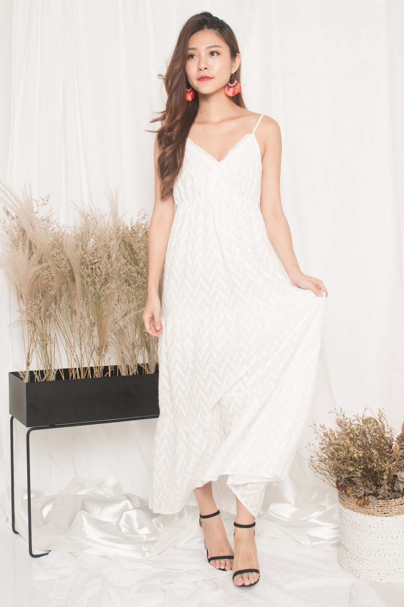 Agotha Maxi Dress in White