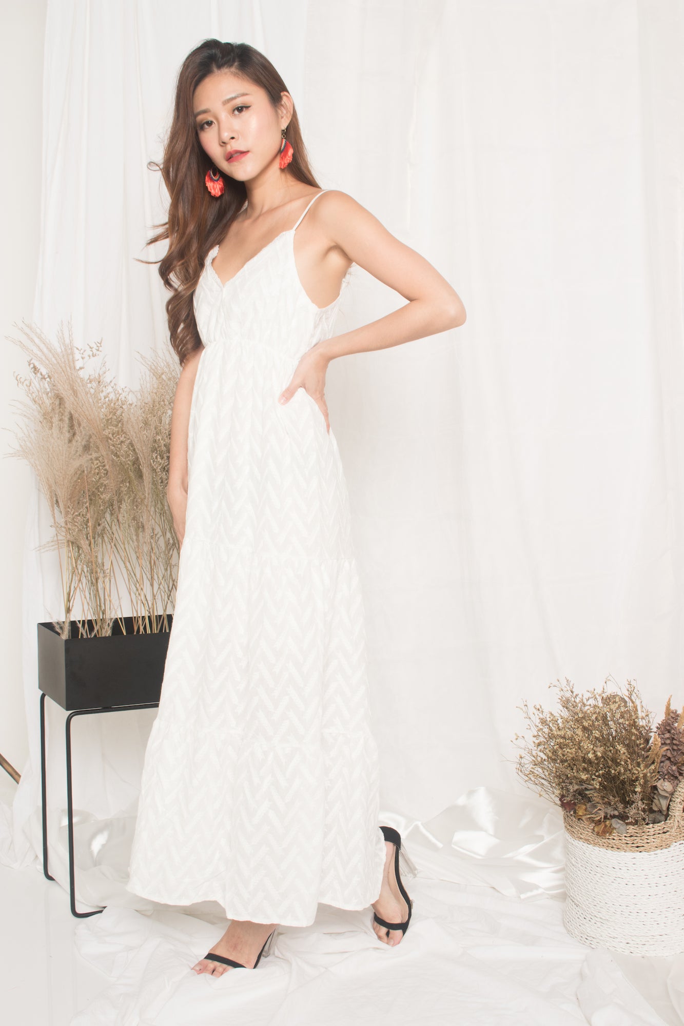 Agotha Maxi Dress in White