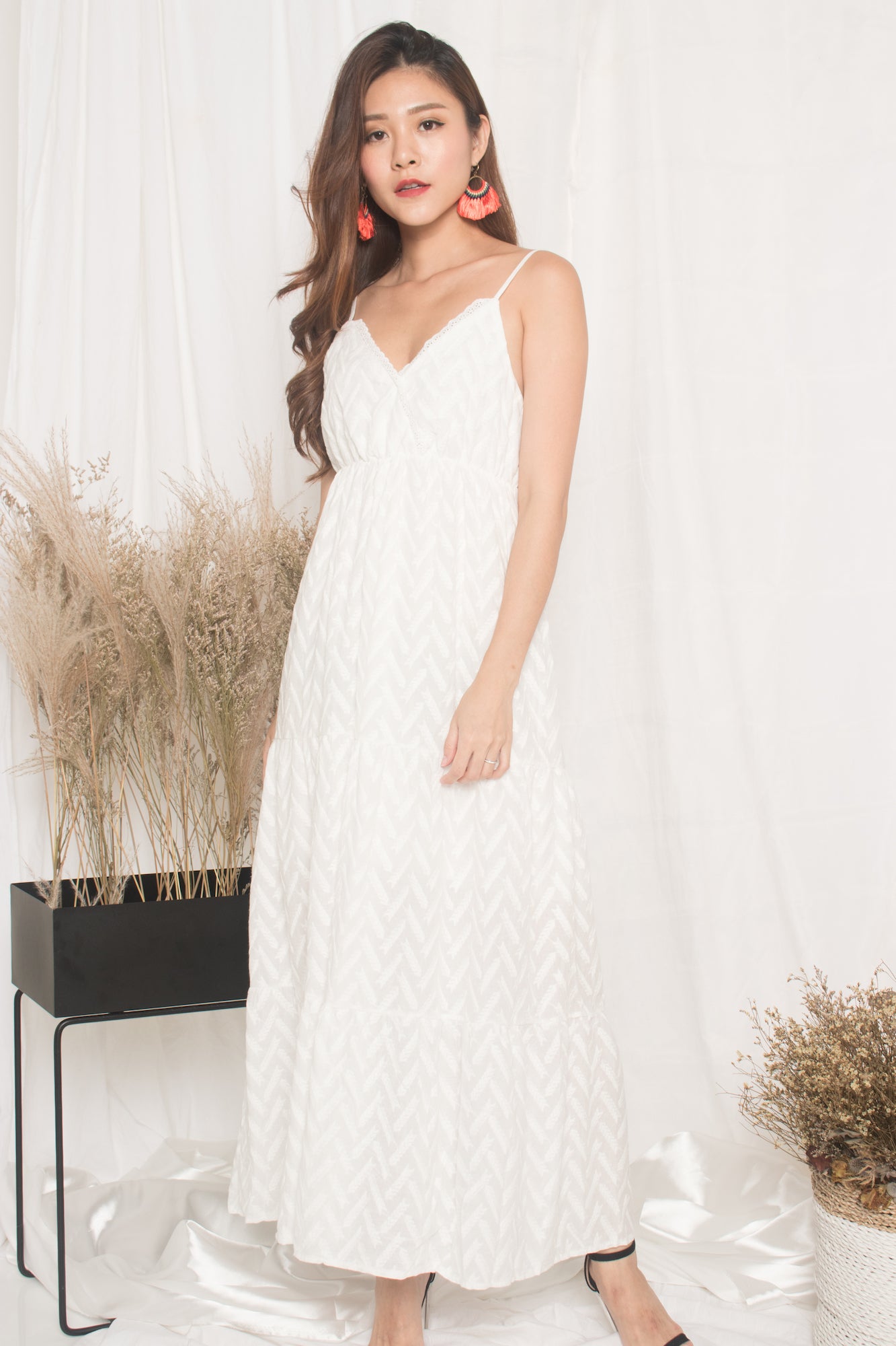 Agotha Maxi Dress in White