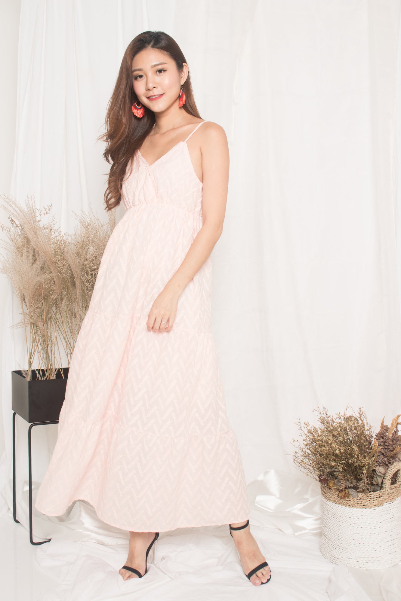 Agotha Maxi Dress in Pink