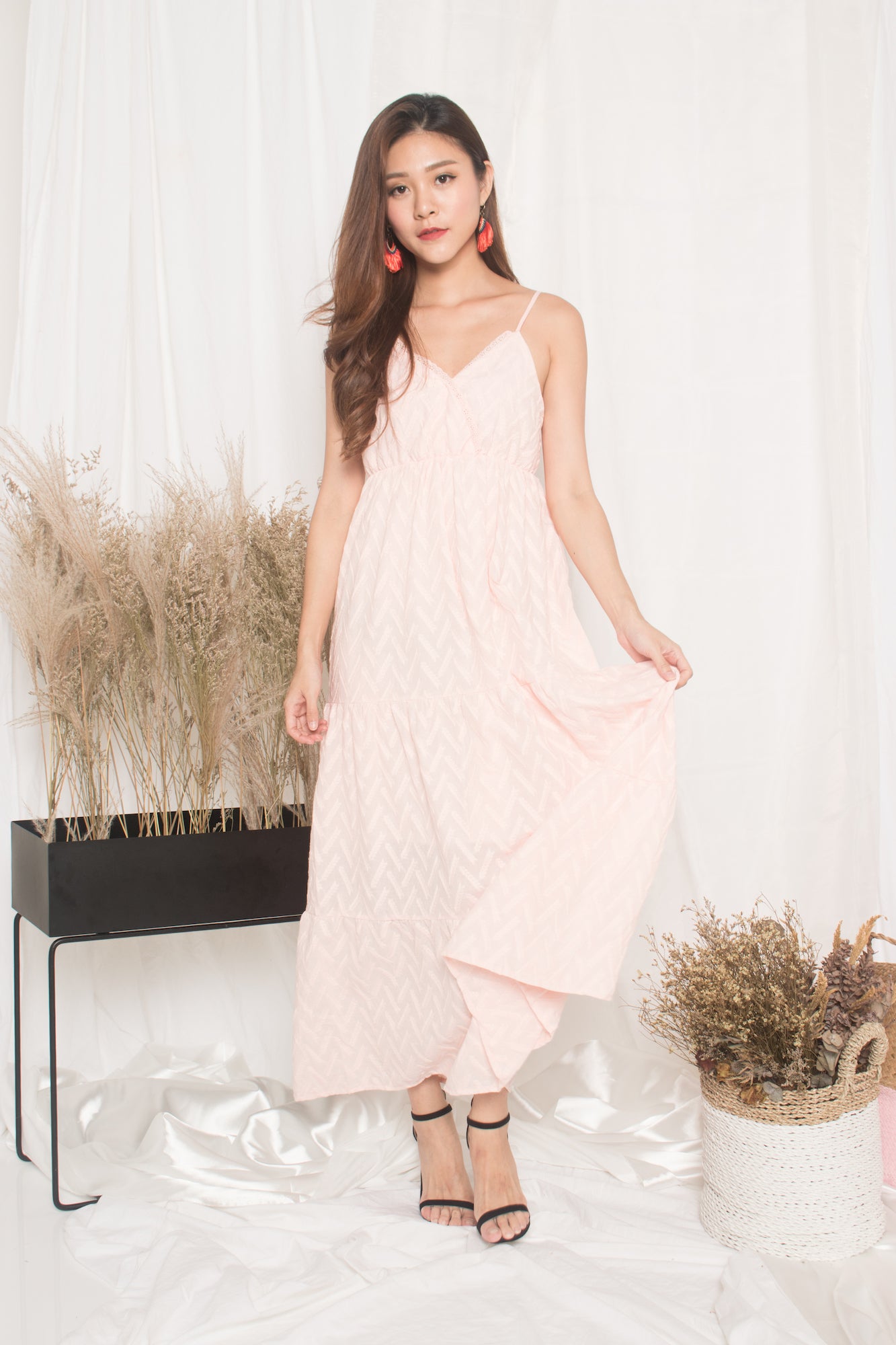 Agotha Maxi Dress in Pink