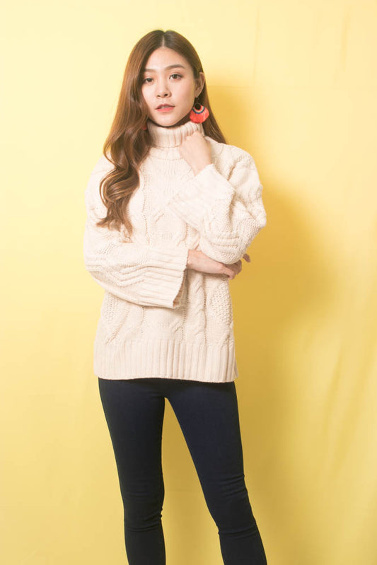 Sequea Knit Pullover in Cream