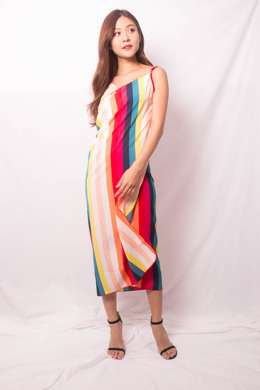 Melsia Multi Coloured Midi Dress