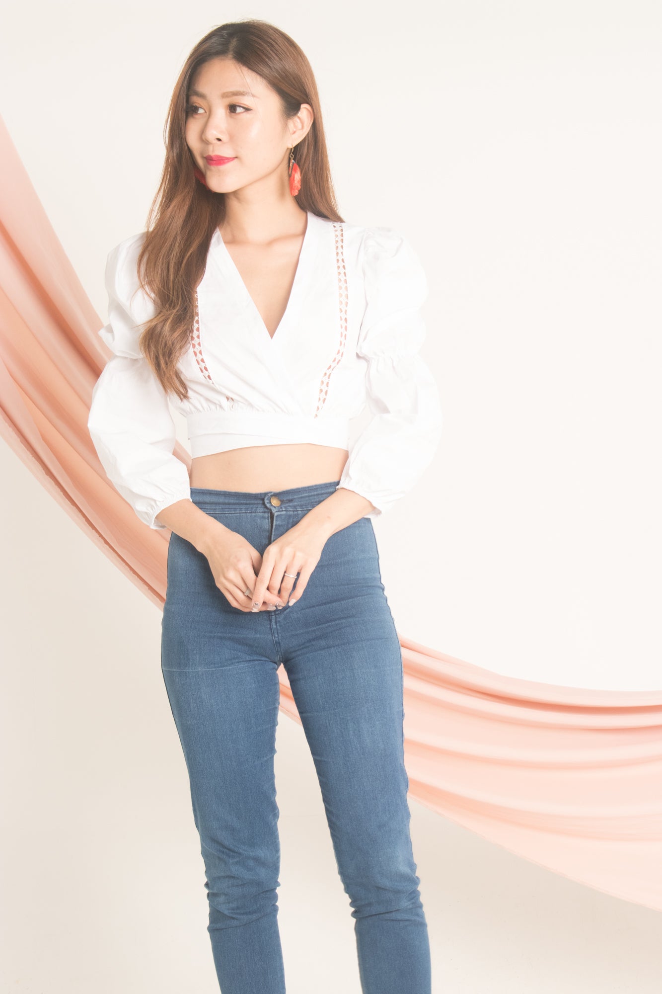 Jessilee Eyelet Top in White