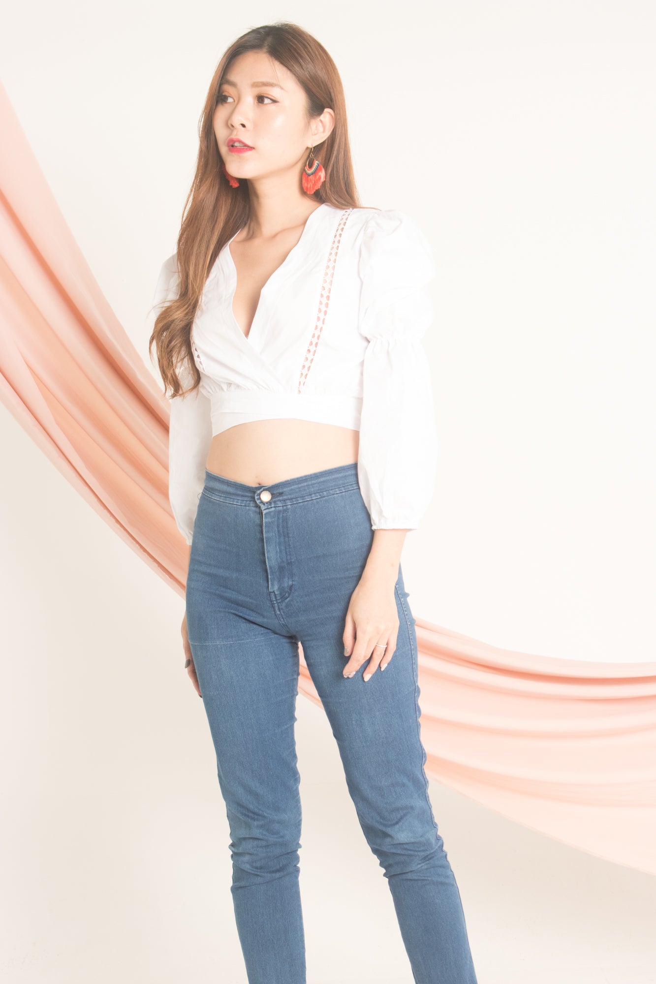 Jessilee Eyelet Top in White