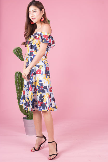 Mierally Splash Floral Dress