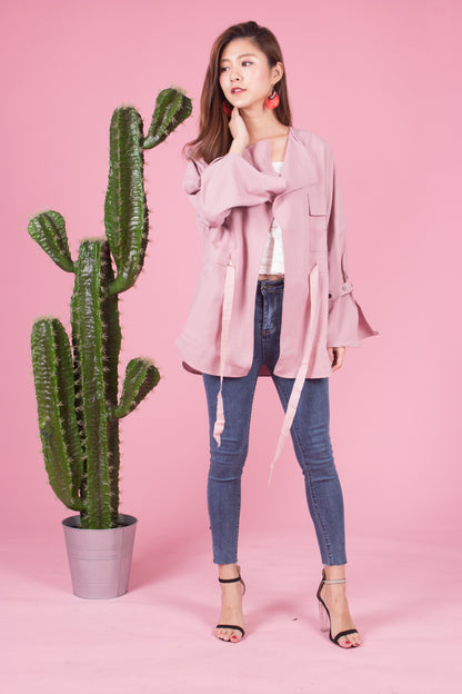 Irela Parka in Dusty Pink