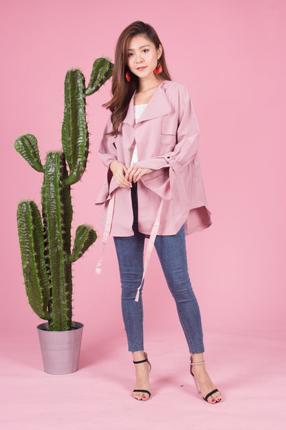 Irela Parka in Dusty Pink