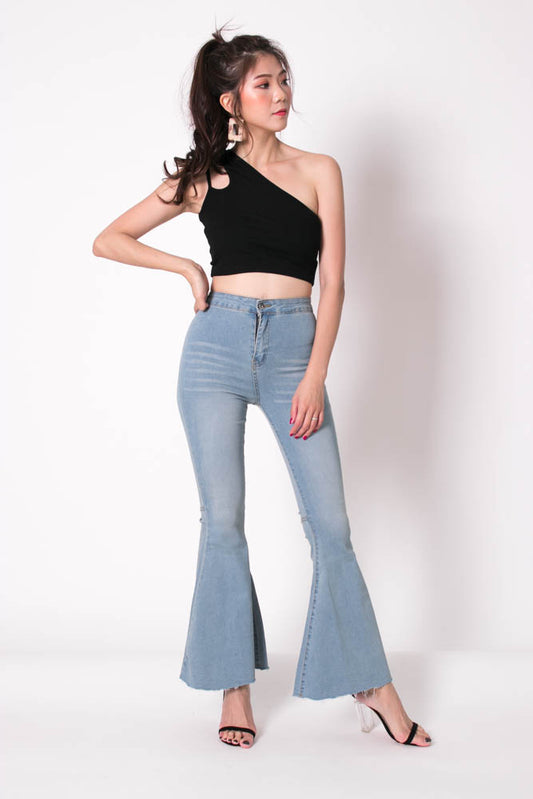 Isabelle Bell Jeans in Light Denim