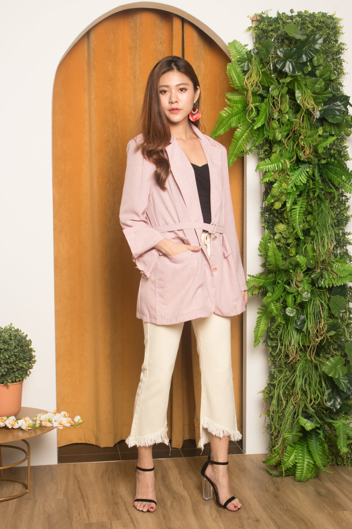 Arliea Blazer in Pink