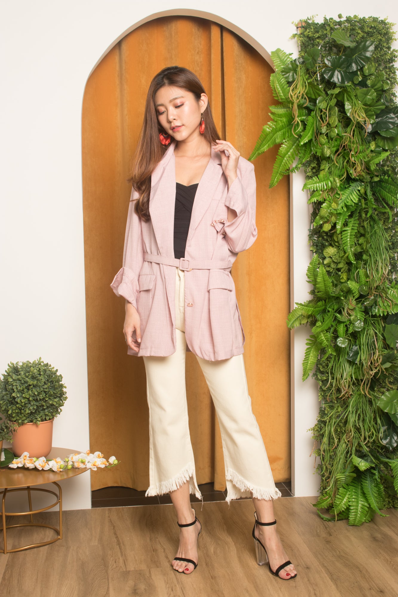 Arliea Blazer in Pink