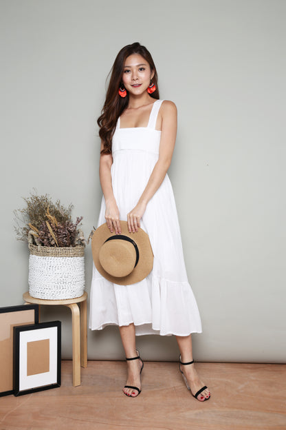 Nevah Maxi Dress in White