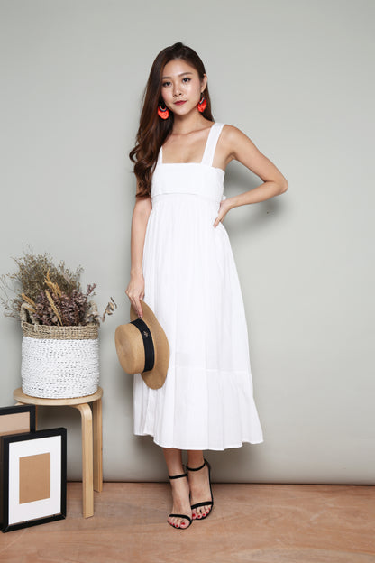 Nevah Maxi Dress in White